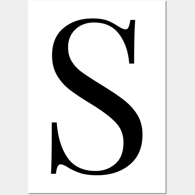 Alphabet S - Letter S - Posters and Art Prints | TeePublic